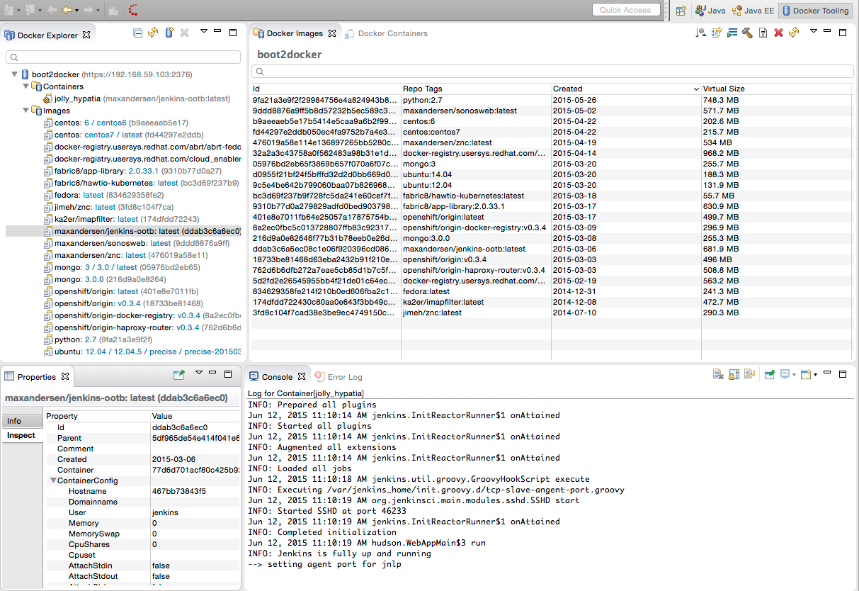 Docker Tooling Perspective