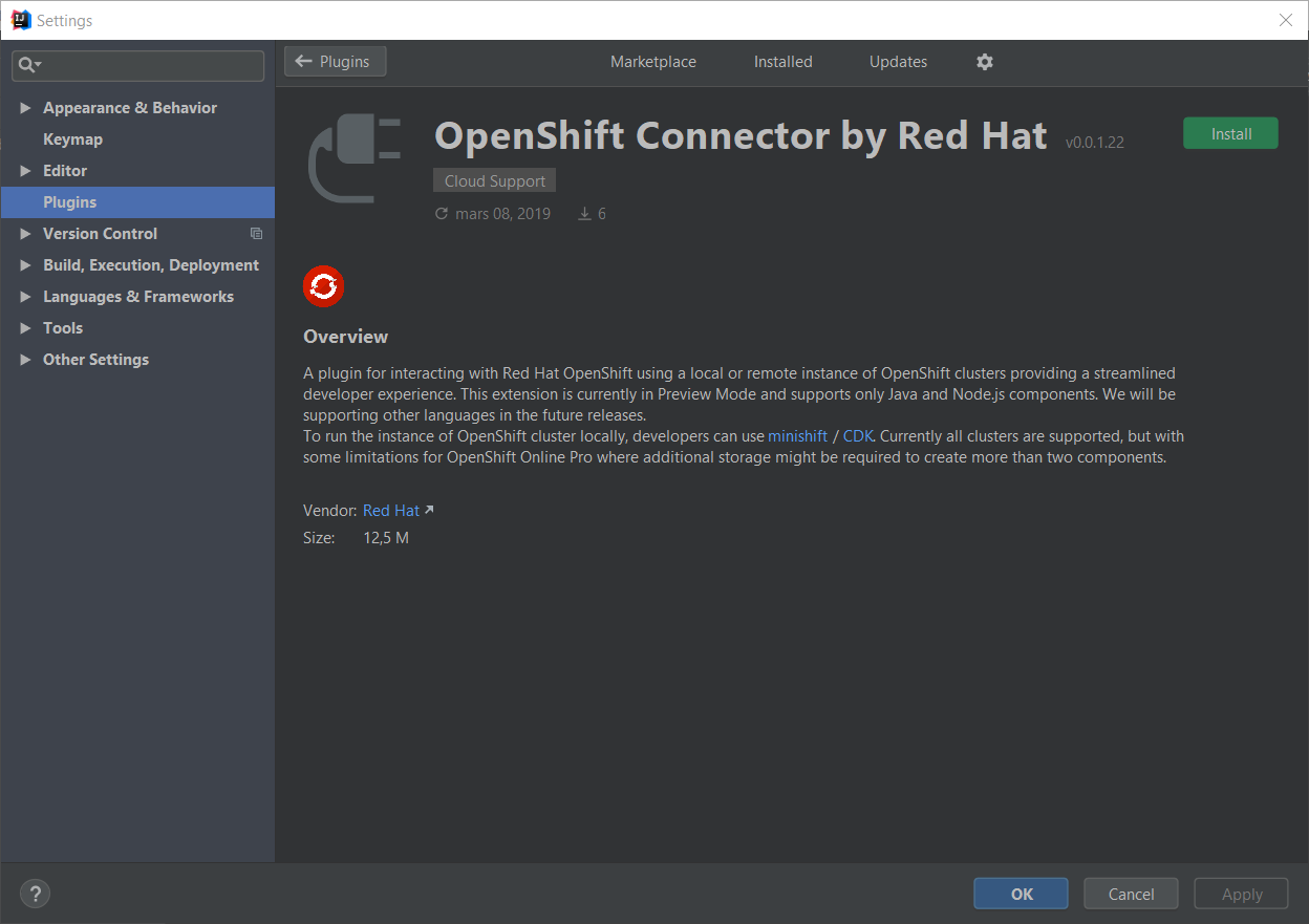 ij openshift connector1