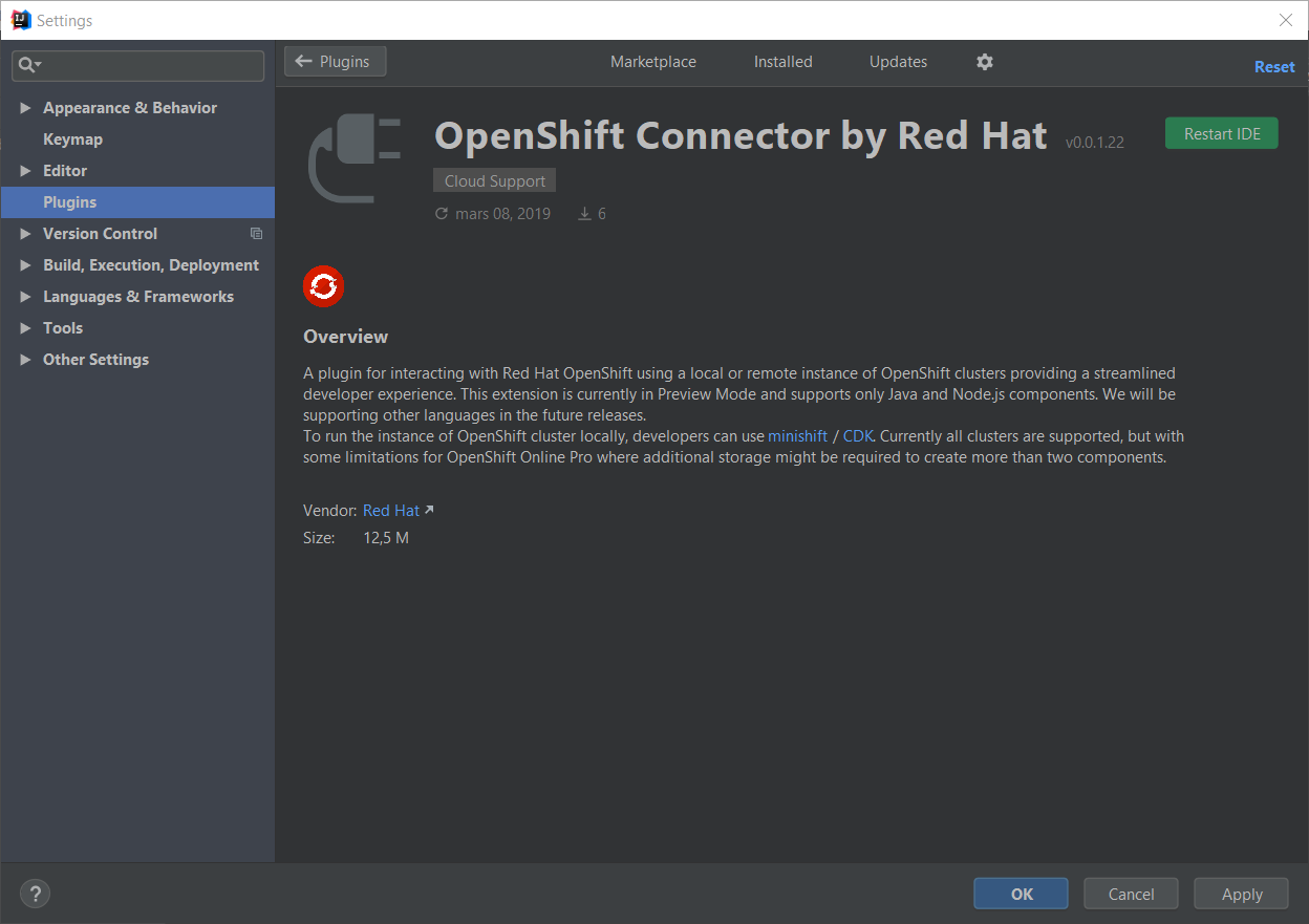 ij openshift connector2