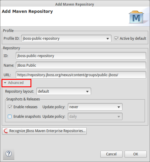 maven repository advanced