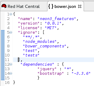 bower.json File Edited