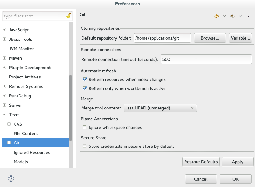 Git Remote Connection Timeout Set