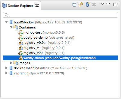 docker explorer view