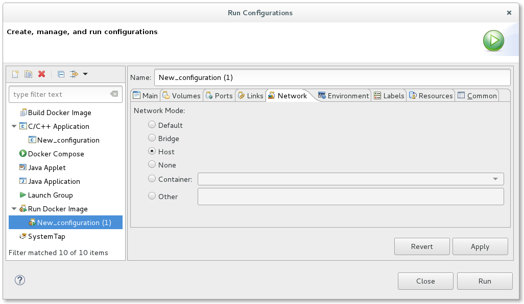 Network Mode Configuration