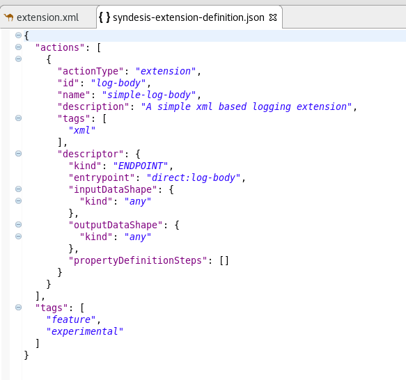 Fuse Ignite Technical Extension Configuration