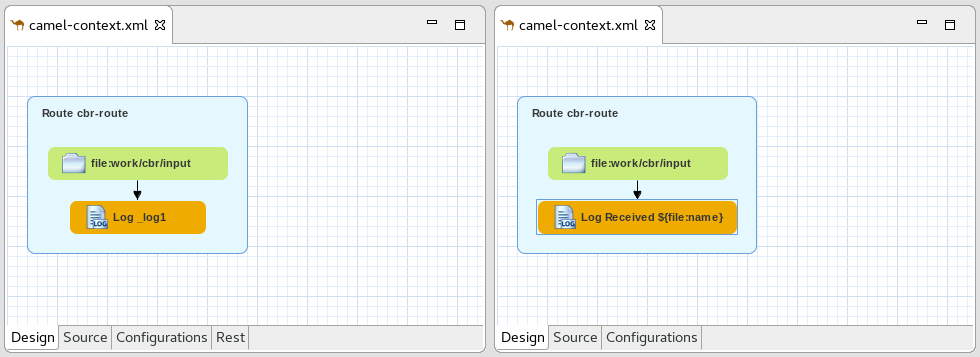 Dialog for defining the display text for an EIP