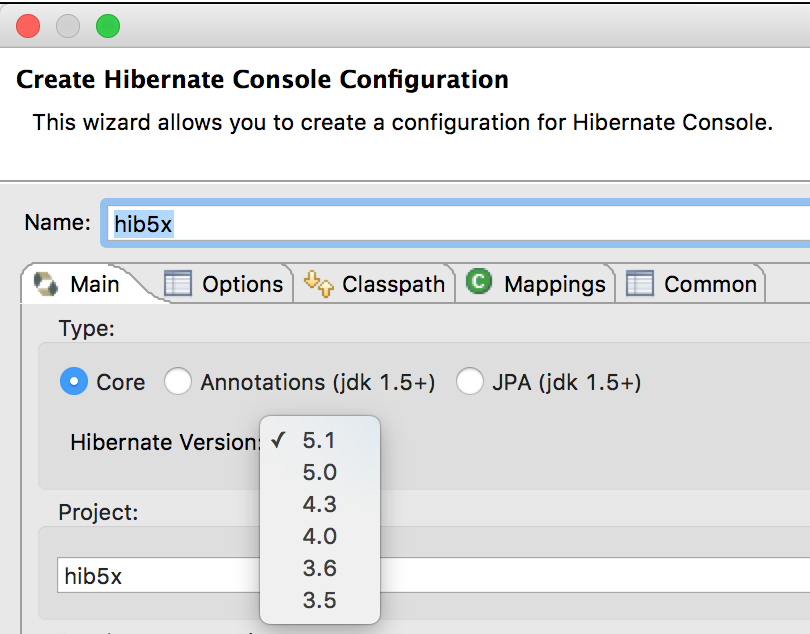 console config