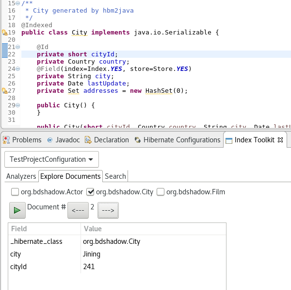 Lucene Documents inspection