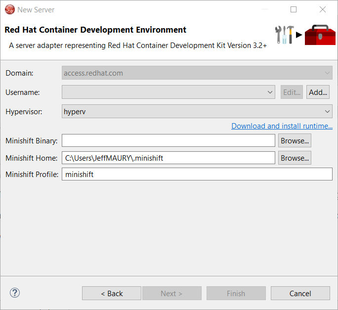 cdk server adapter wizard3