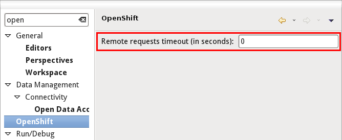 openshift client timeout