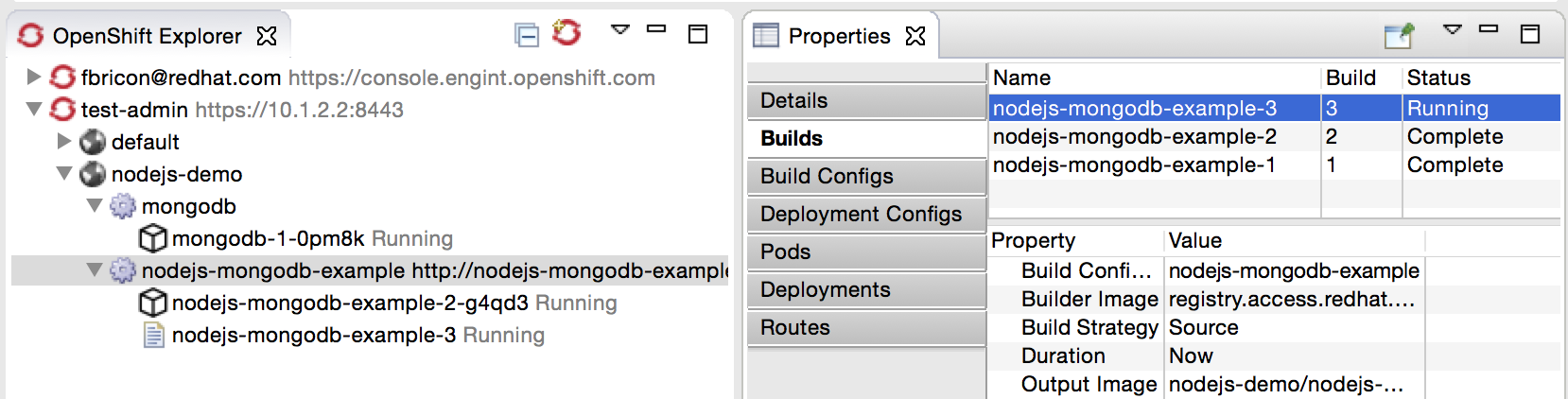 simplified openshift3 view