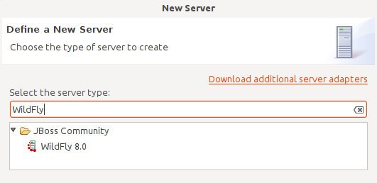 WildFly Server adapter