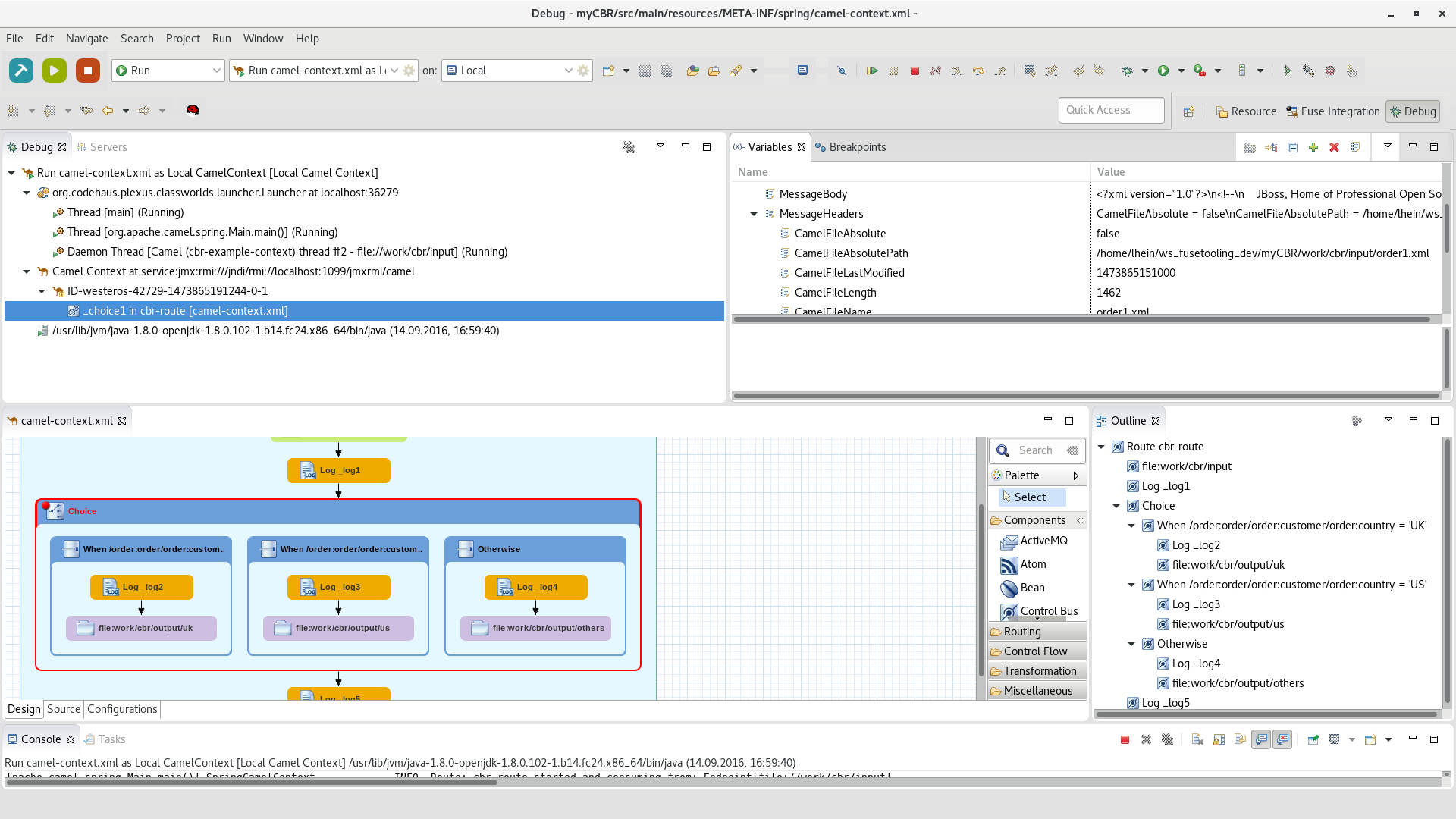 Debugging Routes