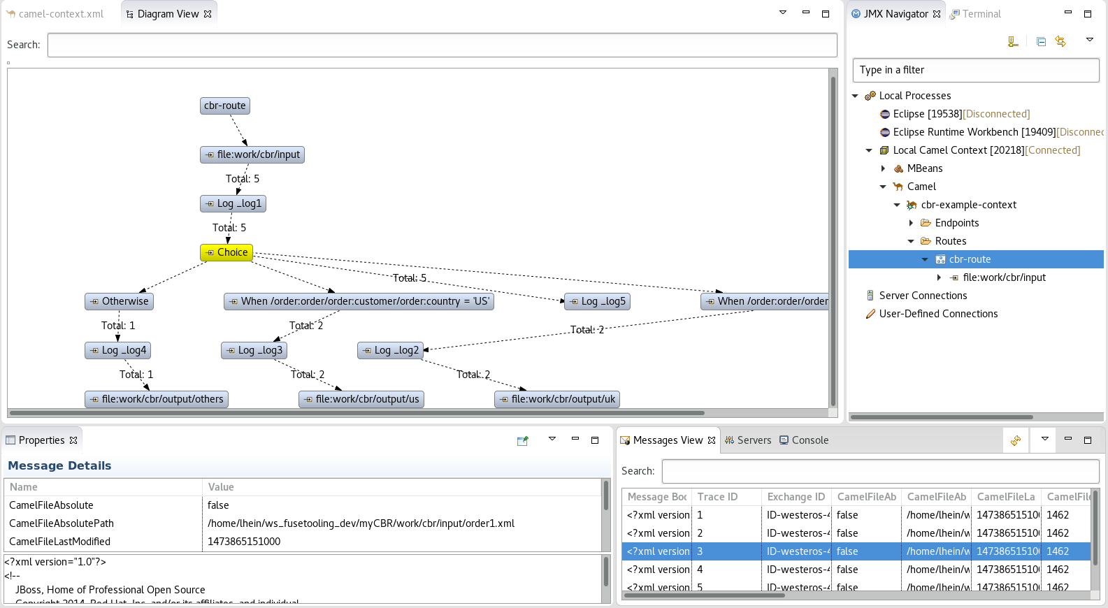 Trace Routes